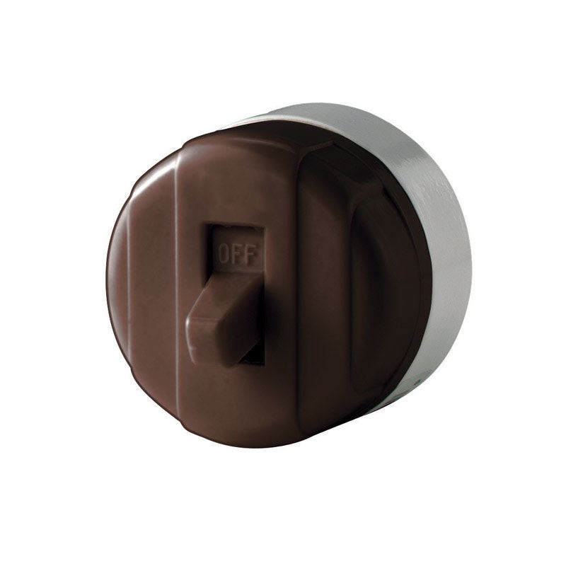 Cooper Wiring 10 amps Toggle Surface Mount Switch Brown