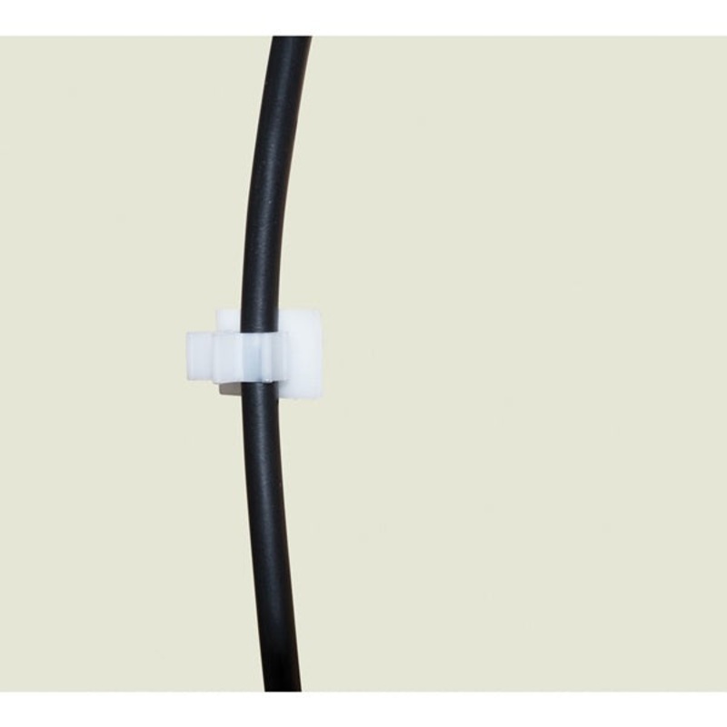 Gardner Bender 3/8 in. Dia. Plastic Kwik Clip 6 pk