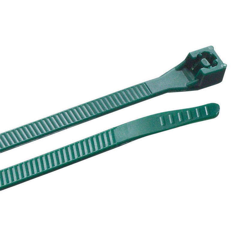 Gardner Bender DoubleLock 8 in. L Green Cable Tie 20 pk
