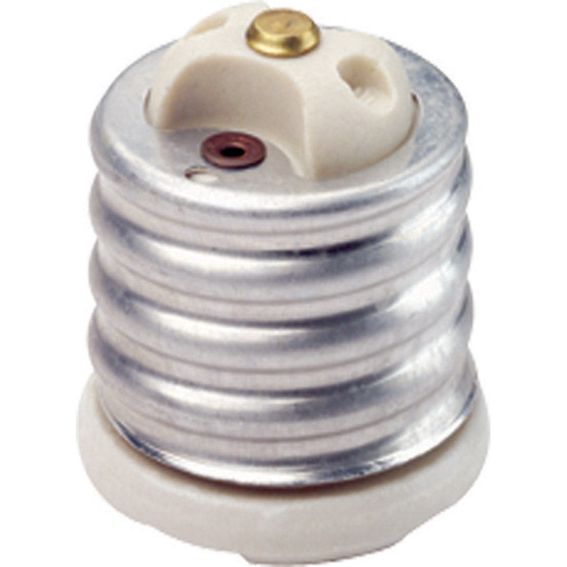 Leviton Socket Adapter 660 watts 250 volts Mogul to Medium White