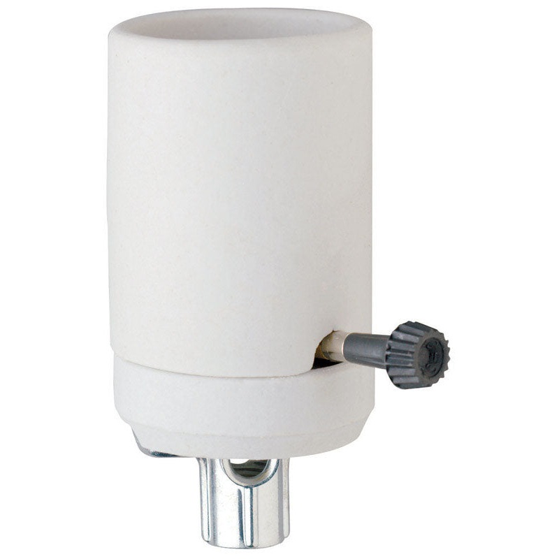 Pass & Seymour Turn Knob Socket 750 watts 250 volts Mogul White