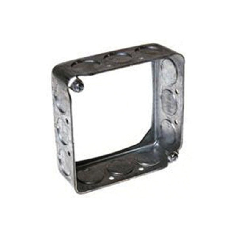 Raco 4 in. H Square Box Extension 1/2 in. Gray Steel