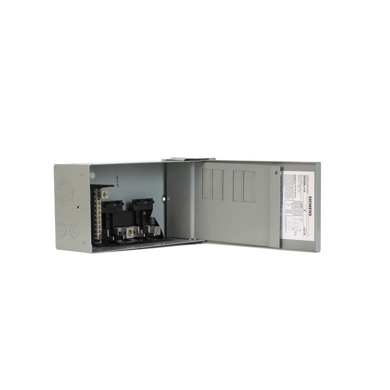 Siemens 125 amps 4 space 8 circuits 120/240 volts Surface Main Lug Main Lug Load Center