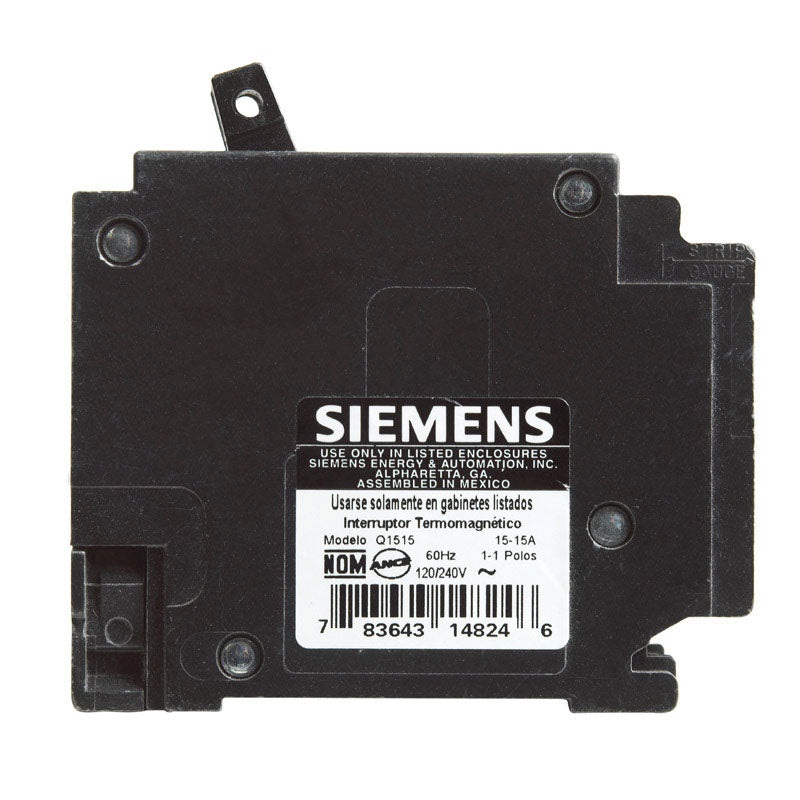 Siemens HomeLine Tandem/Single Pole 15/15 amps Circuit Breaker