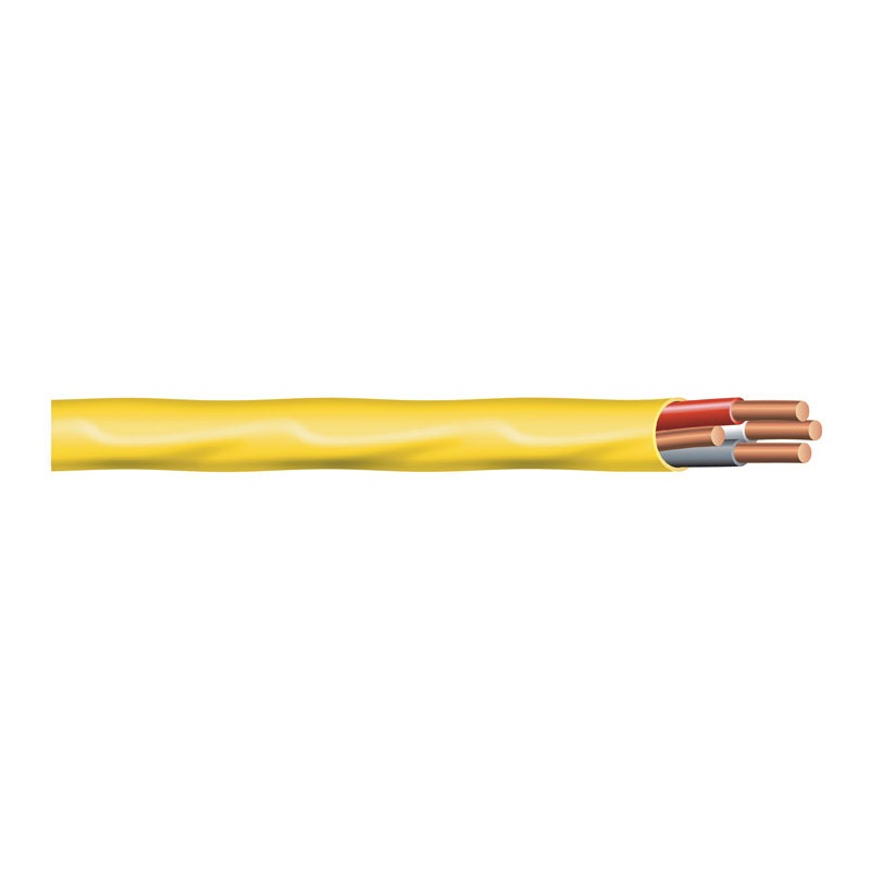 Southwire 100 ft. 12/3 Romex Type NM-B WG Non-Metallic Wire Yellow