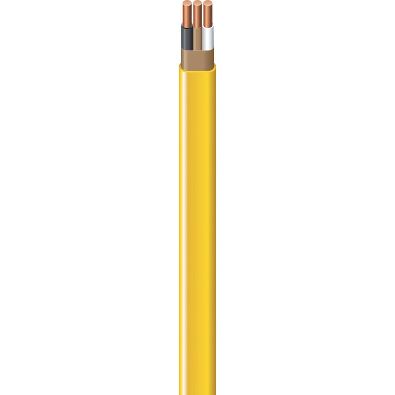 Southwire 250 ft. 12/2 Romex Type NM-B WG Non-Metallic Wire Yellow