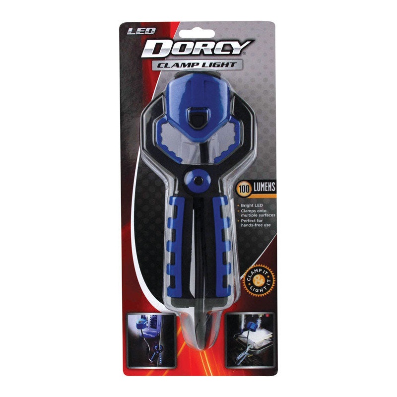 Dorcy 100 lumens Clamp Light LED AA Blue
