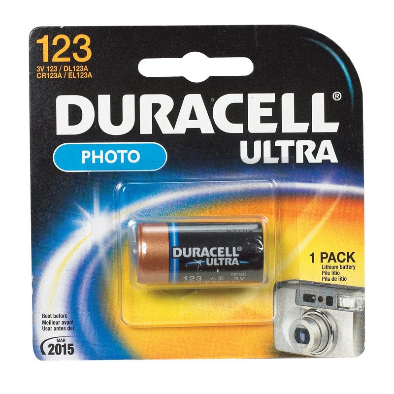 Duracell Lithium Camera Battery 123 3 volts