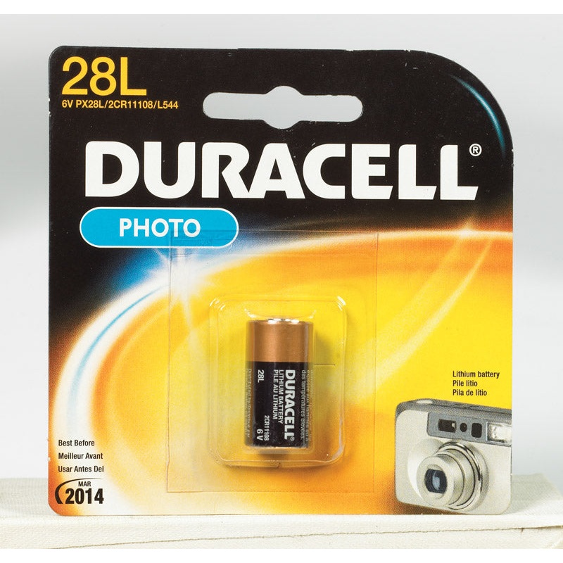 Duracell Lithium Camera Battery 28L 6 volts 1 pk