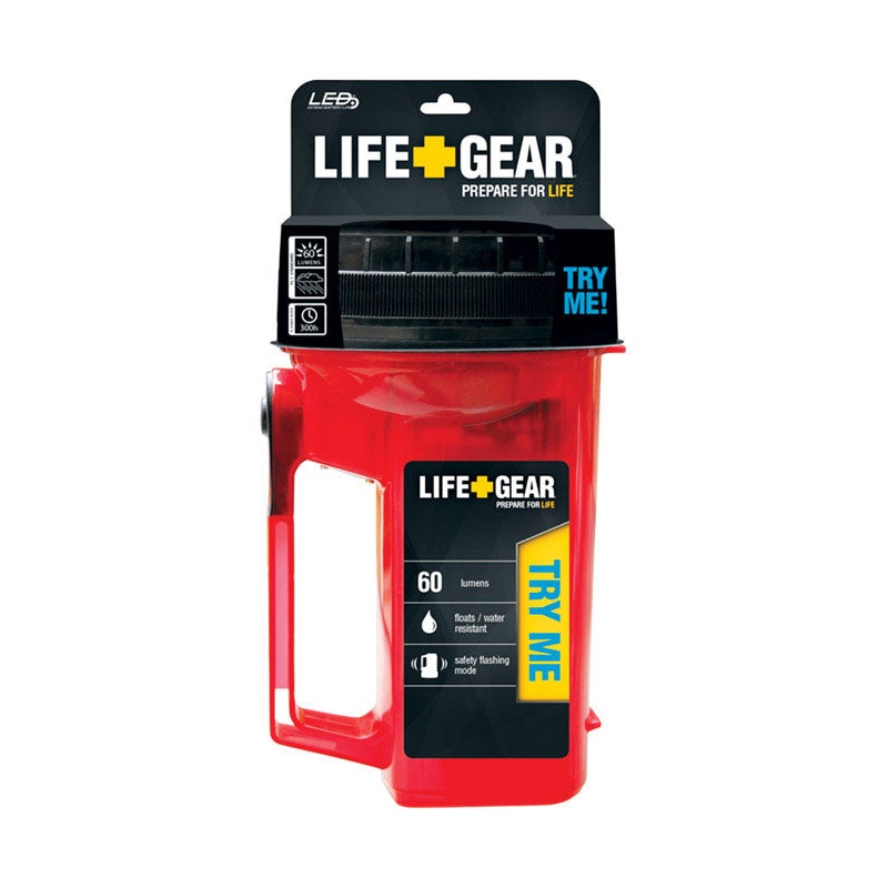 Life+Gear Glow 60 lumens Lantern LED AA Red
