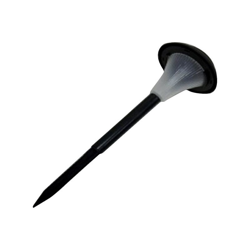 Living Accents Solar-Powered Pathway Light Black