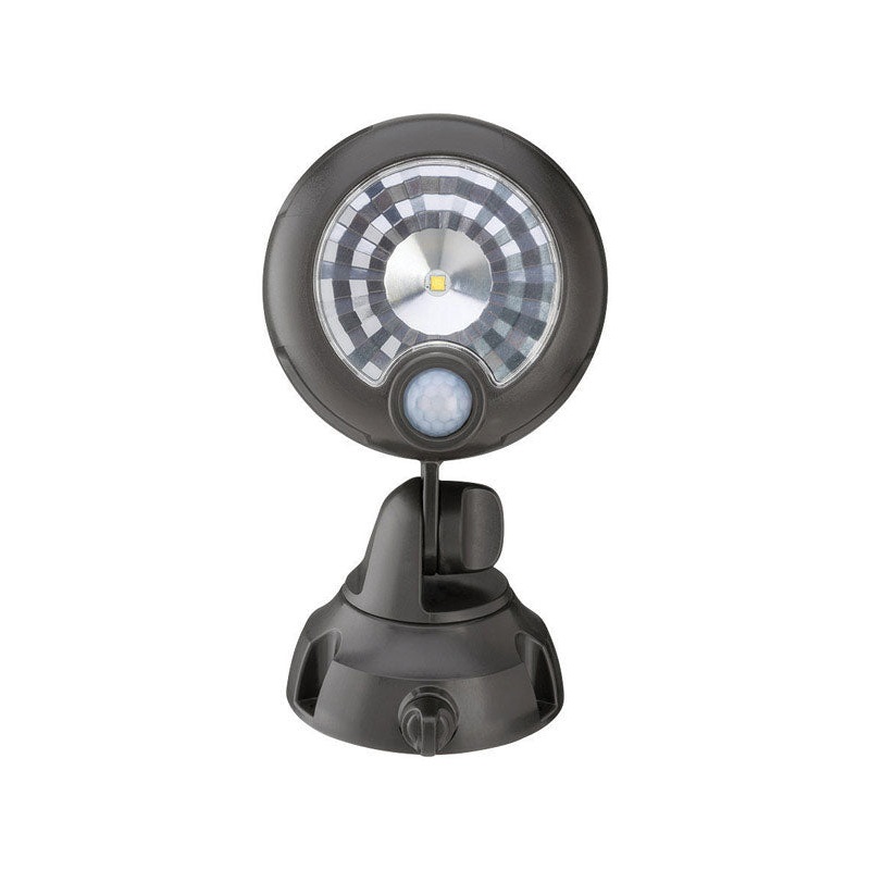 Mr. Beams Brown Plastic Security Spotlight Motion-Sensing LED