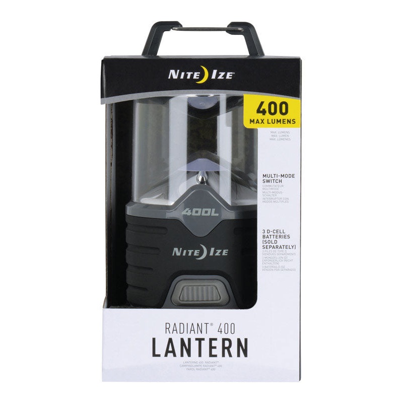 Nite Ize Radiant 400 lumens Lantern LED D Black/Gray