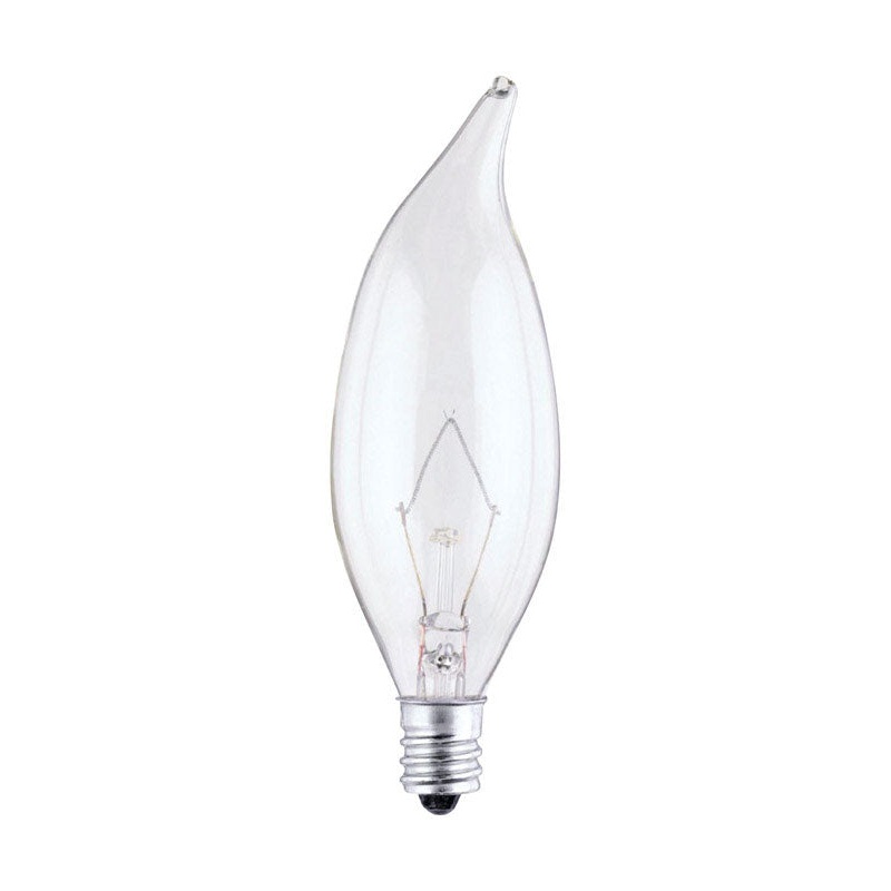 Westinghouse Incandescent Light Bulb 40 watts 330 lumens 2700 K Flame Tip CA9 Candelabra Base (E