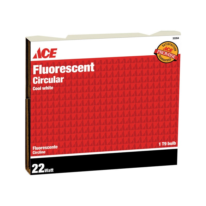 Ace Fluorescent Bulb 22 watts 800 lumens Circline T9 8 in. L Cool White 1 pk