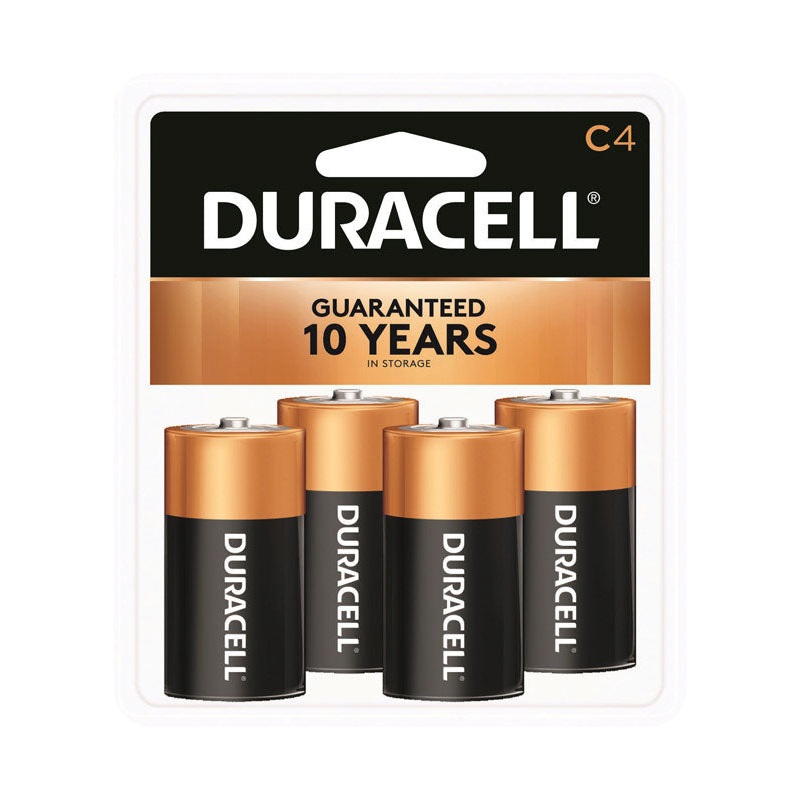 Duracell Coppertop C Alkaline Batteries 1.5 volts 4 pk