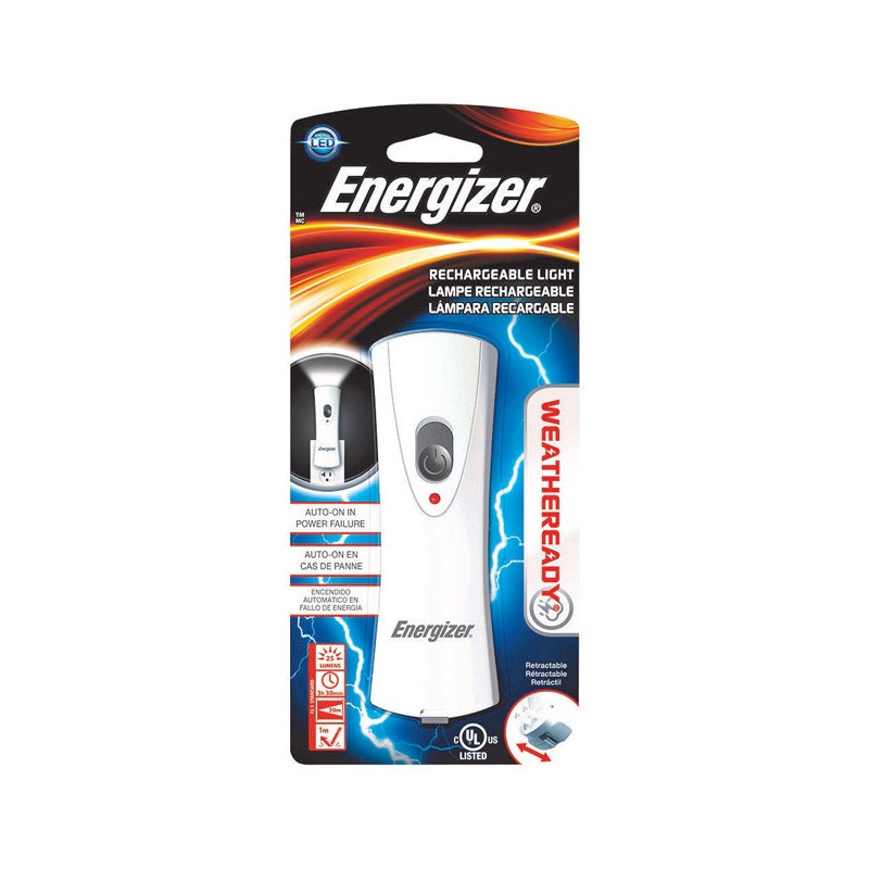 Energizer Energizer 8 lumens Rechargeable Flashlight LED NiMH White