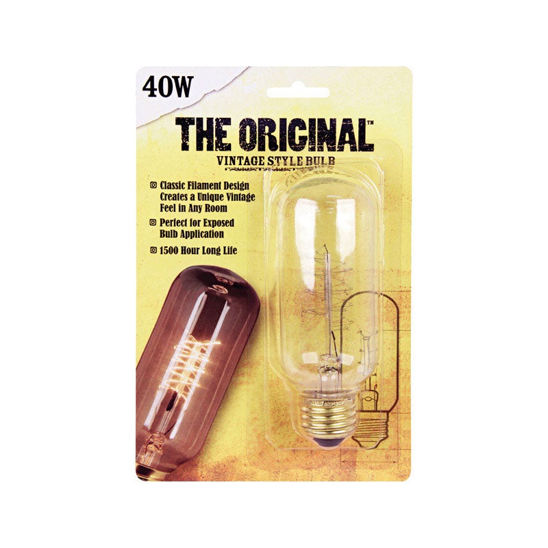 FEIT Electric The Original Incandescent Light Bulb 40 watts 75 lumens 2200 K Vintage Edison T14