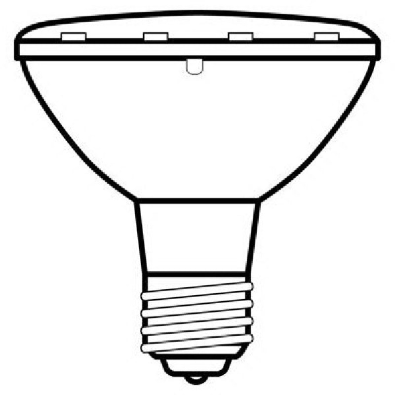 GE Halogen Light Bulb 48 watts 840 lumens Spotlight PAR30 Medium Base (E26) White 1 pk