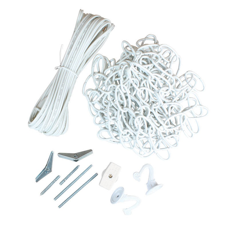 Jandorf Swag Kit White 20 and 15 ft. L 1 pk