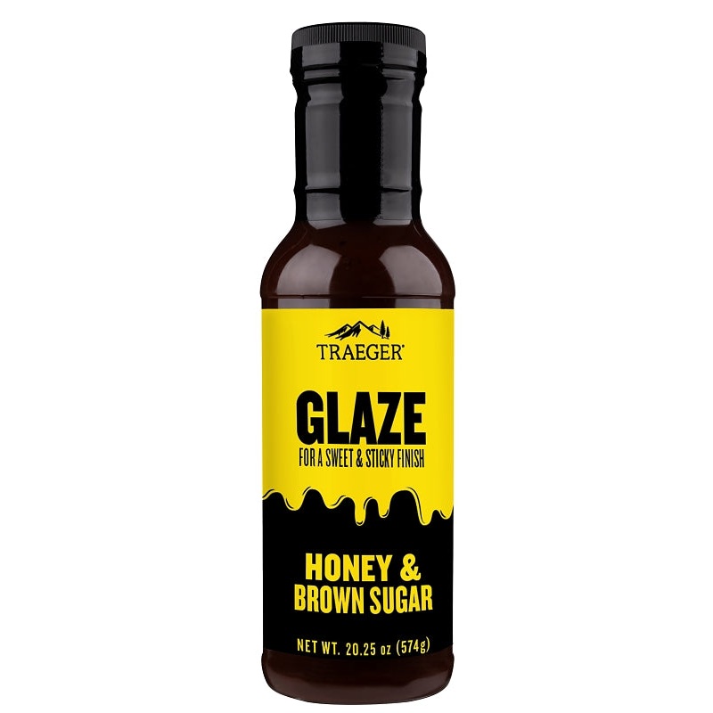 Traeger GLZ001 Barbeque Glaze, Brown Sugar, Honey, 12 oz Bottle, Pack of 6