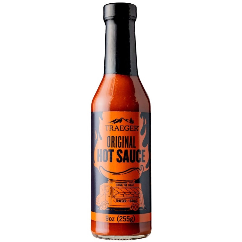 Traeger HOT001 Original Hot Sauce, Spicy, Tangy, 9 oz Bottle