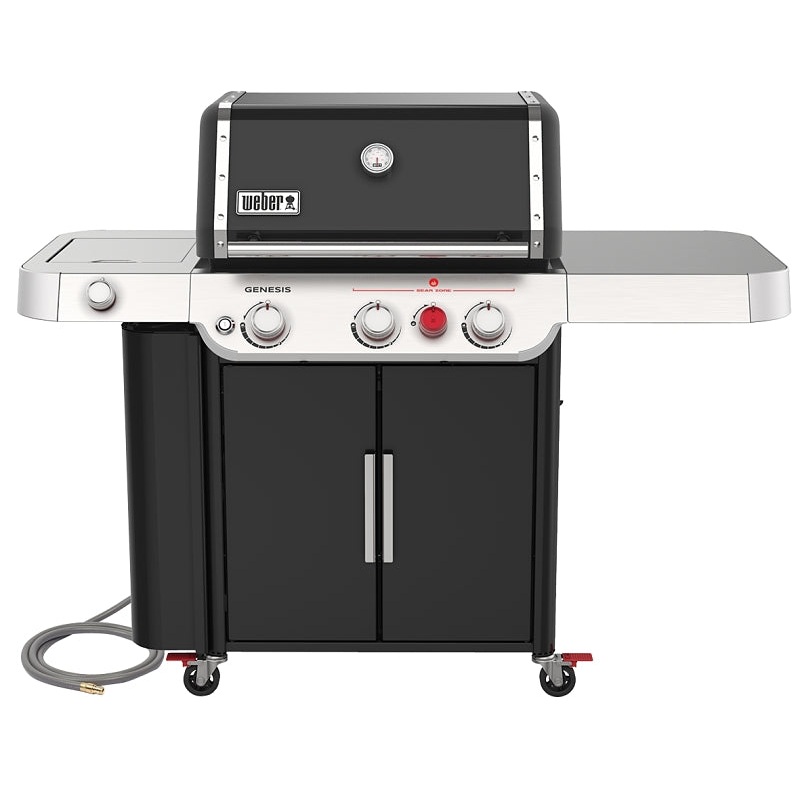 Weber Genesis E-335 Series 37410001 Gas Grill, 48-1/2 in H x 62 in W x 27 in D Dimensons, 39,000 Btu, Natural Gas
