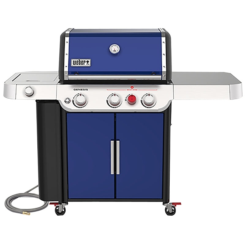 Weber Genesis E-335 Series 37480001 Gas Grill, 62 in W x 27 in D Dimensons, 39,000 Btu, Steel