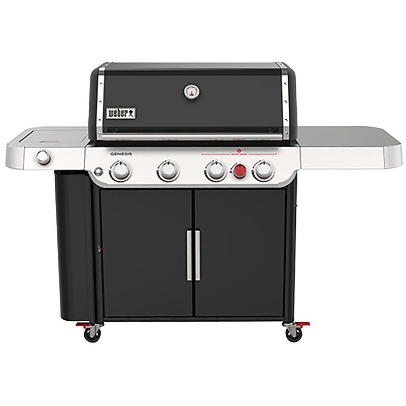 Weber GENESIS E-435 Series 36410001 Gas Grill, 48,000 Btu, Liquid Propane, 4-Burner, Smoker Included: No, Black