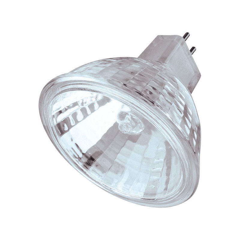 Westinghouse Halogen Light Bulb 50 watts 500 lumens Floodlight MR16 GU5.3 Clear 2 pk