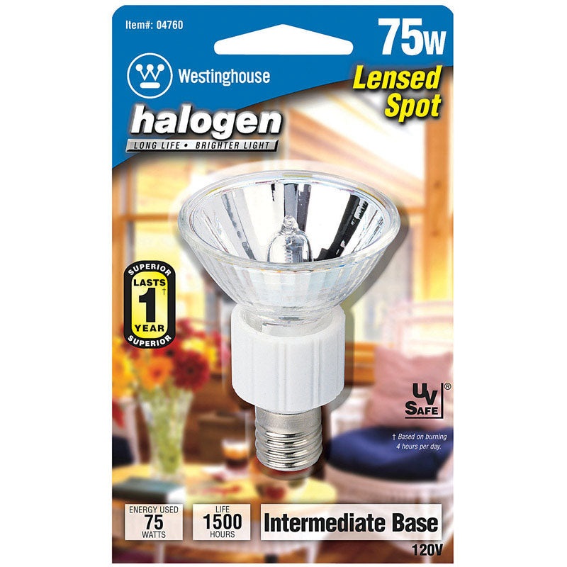 Westinghouse Halogen Light Bulb 75 watts 630 lumens Spotlight JDR Intermediate Base (E17) White