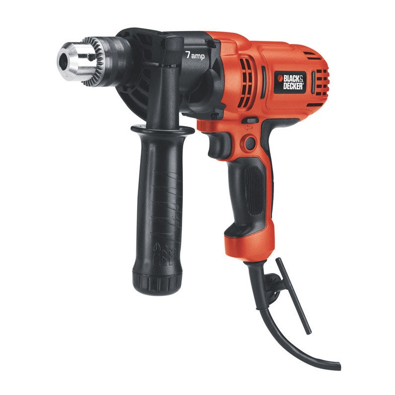 Black+Decker 7 amps 1/2 in. Keyed 800 rpm Corded Drill