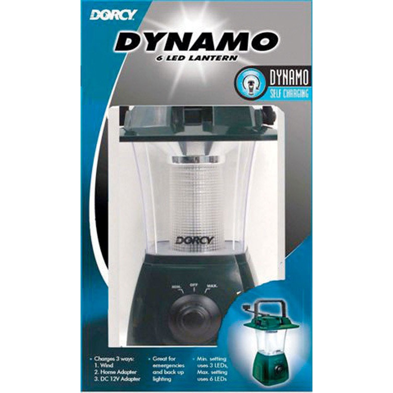 Dorcy 2 LED Plastic Lantern Green