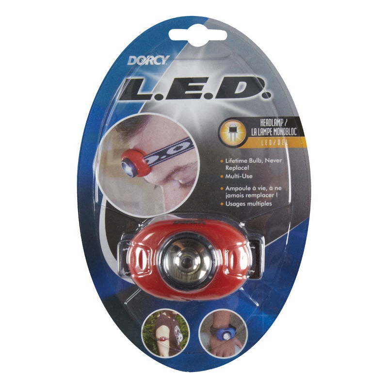 Dorcy 25 lumens Headlight LED CR2032 Assorted