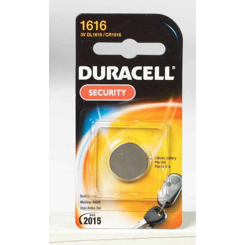 Duracell Security Battery 1616 3 volts 1 pk