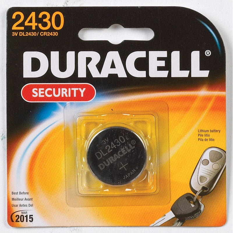 Duracell Security Battery 2430 3 volts 1 pk