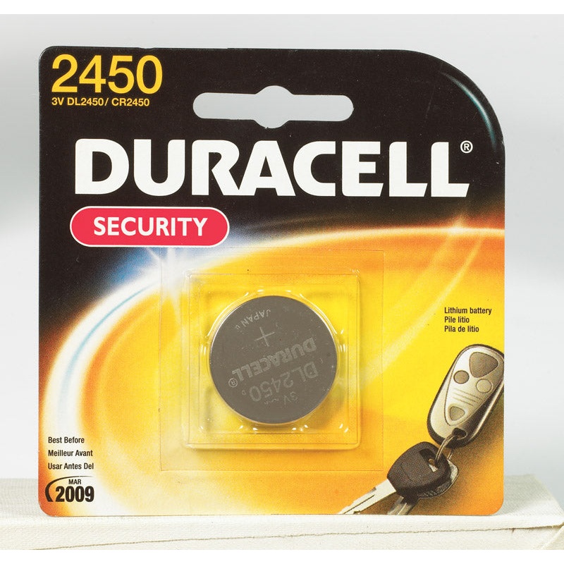 Duracell Security Battery 2450 3 volts 1 pk