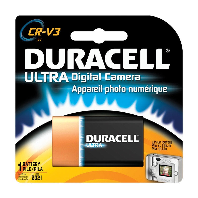 Duracell Ultra Lithium Camera Battery CRV3 3 volts