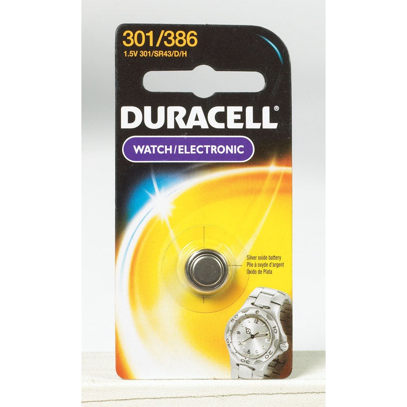 Duracell Watch/Electronic Battery 301/386 1.5 volts 1 pk