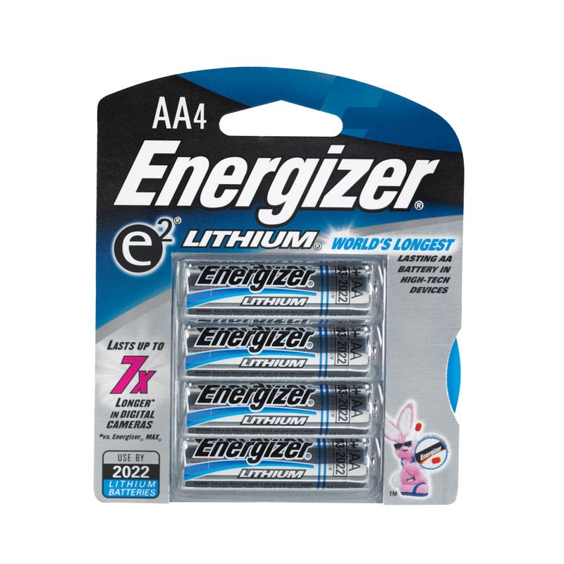 Energizer Lithium Camera Battery AA 4 pk