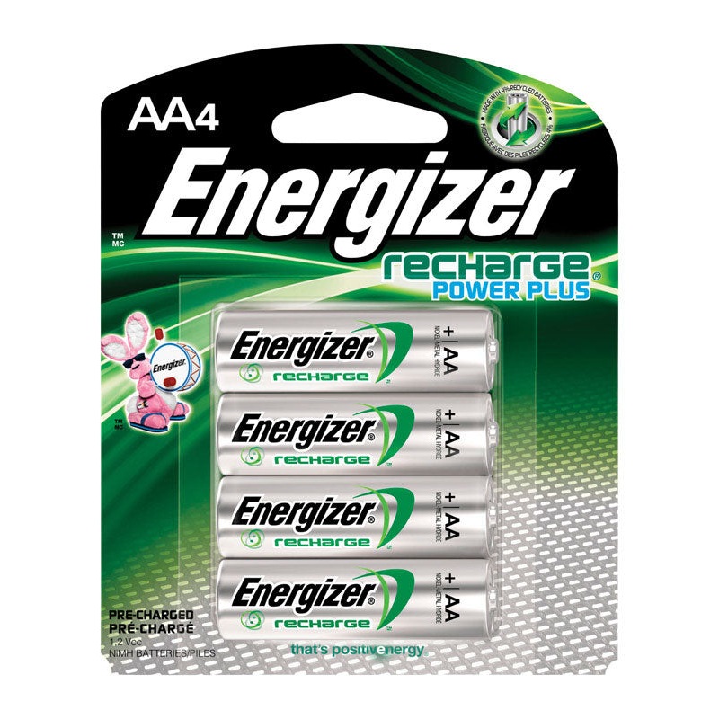Energizer NiMH AA 1.2 volts Rechargeable Battery NH15BP-4