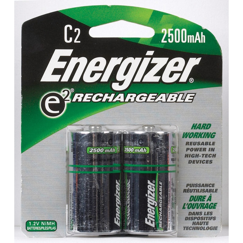 Energizer NiMH C 1.2 volts Rechargeable Batteries NH35BP-2R2