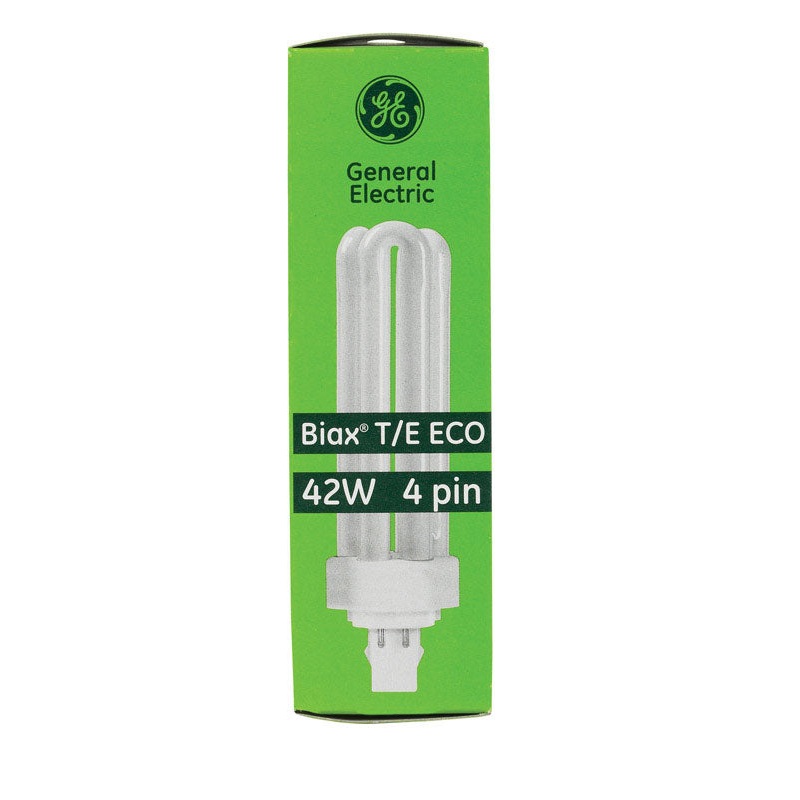 GE Ecolux Fluorescent Bulb 42 watts 3200 lumens Triple Biax T4 6.4 in. L Warm White 1 pk