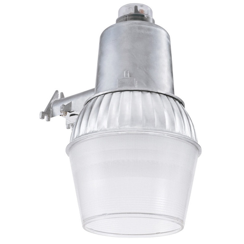 Lithonia Lighting Clear Aluminum Area Light Dusk to Dawn High-Pressure Sodium 120 volts 70 wat