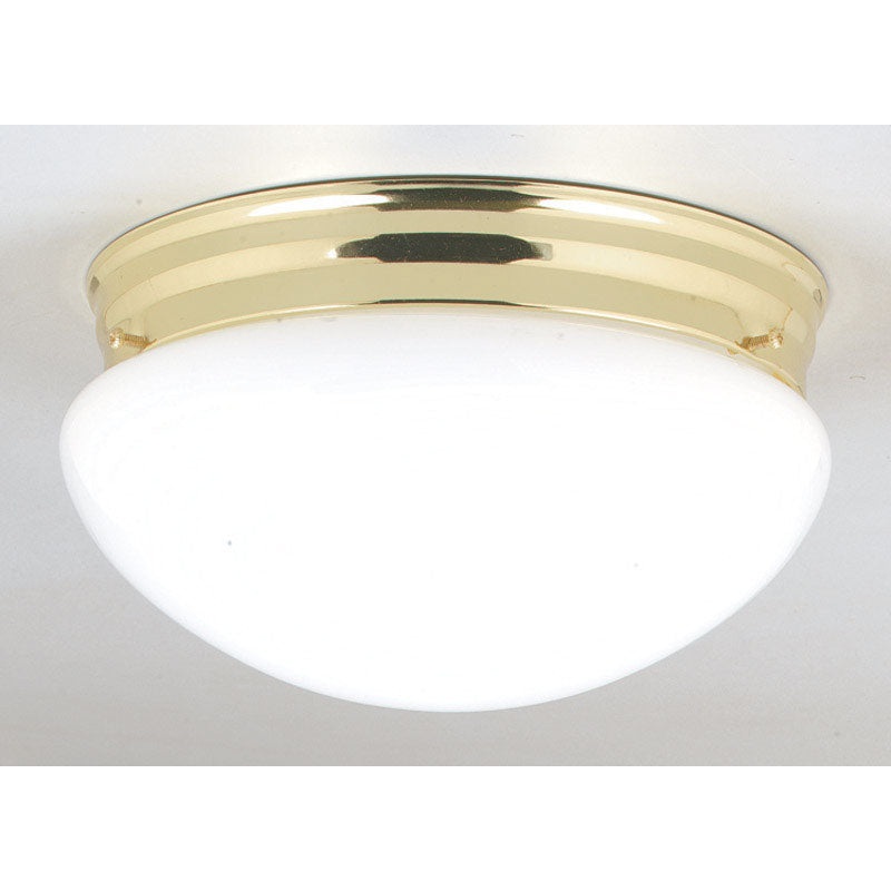 Westinghouse Polished Brass Ceiling Fixture 8-7/8 in. D x 4-3/4 in. H x 8-7/8 in. W