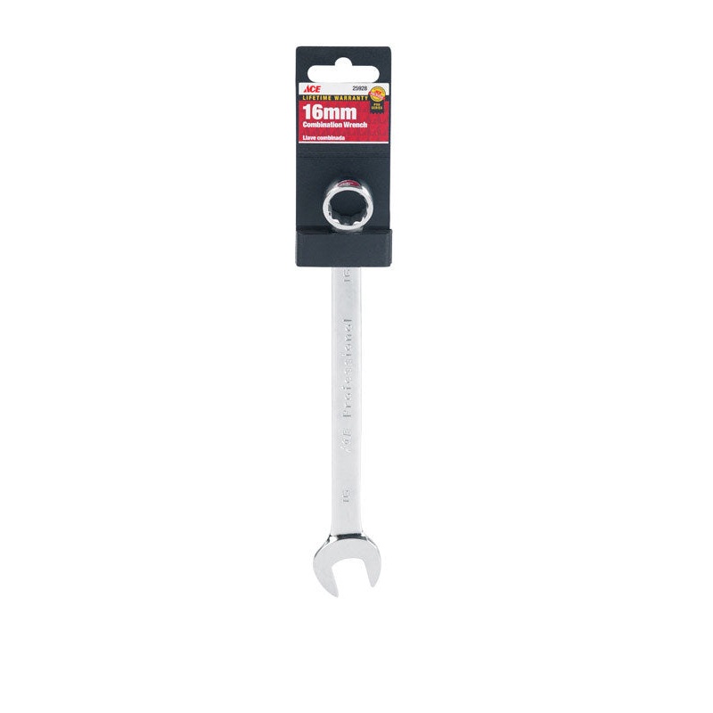 Ace Pro Series 16 mm x 16 mm Metric Alloy Steel Combination Wrench