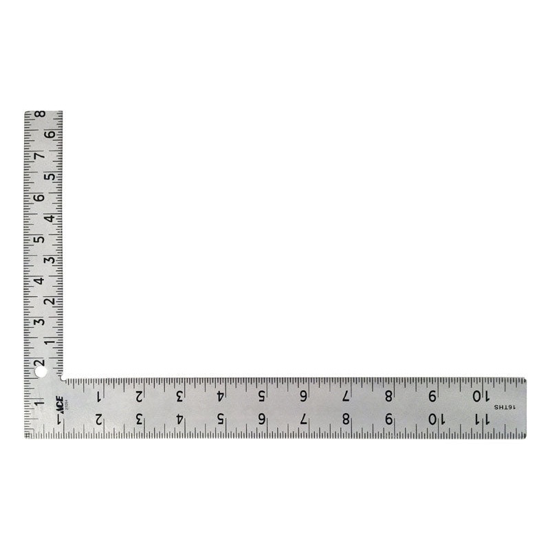 Ace Steel Carpenter Square 12 in. L x 8 in. H
