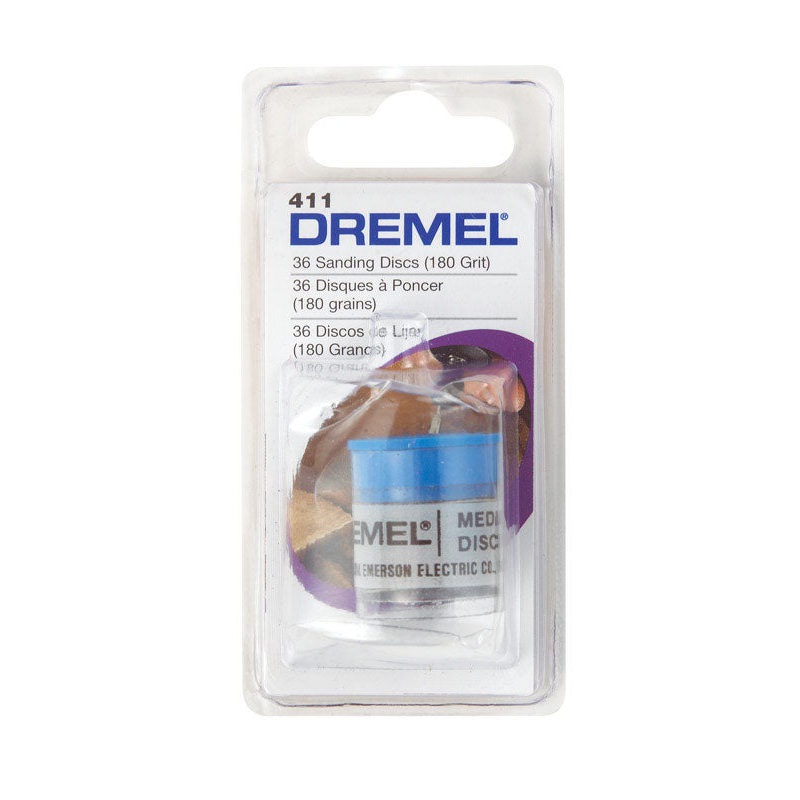 Dremel 3/4 in. Dia. Sanding Disc 180 Grit Coarse 36 pk