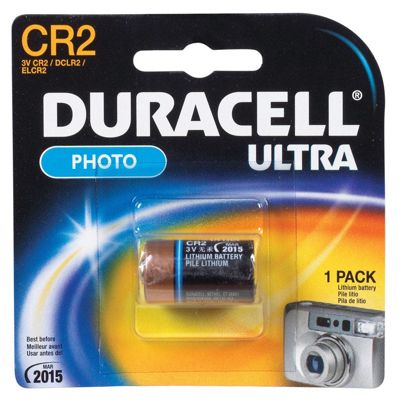 Duracell Lithium Camera Battery CR2 3 volts