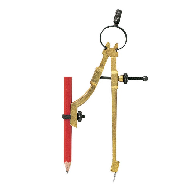 General Tools Precision Pencil Compass 3-3/4 in. W x 8-5/8 in. L Metal